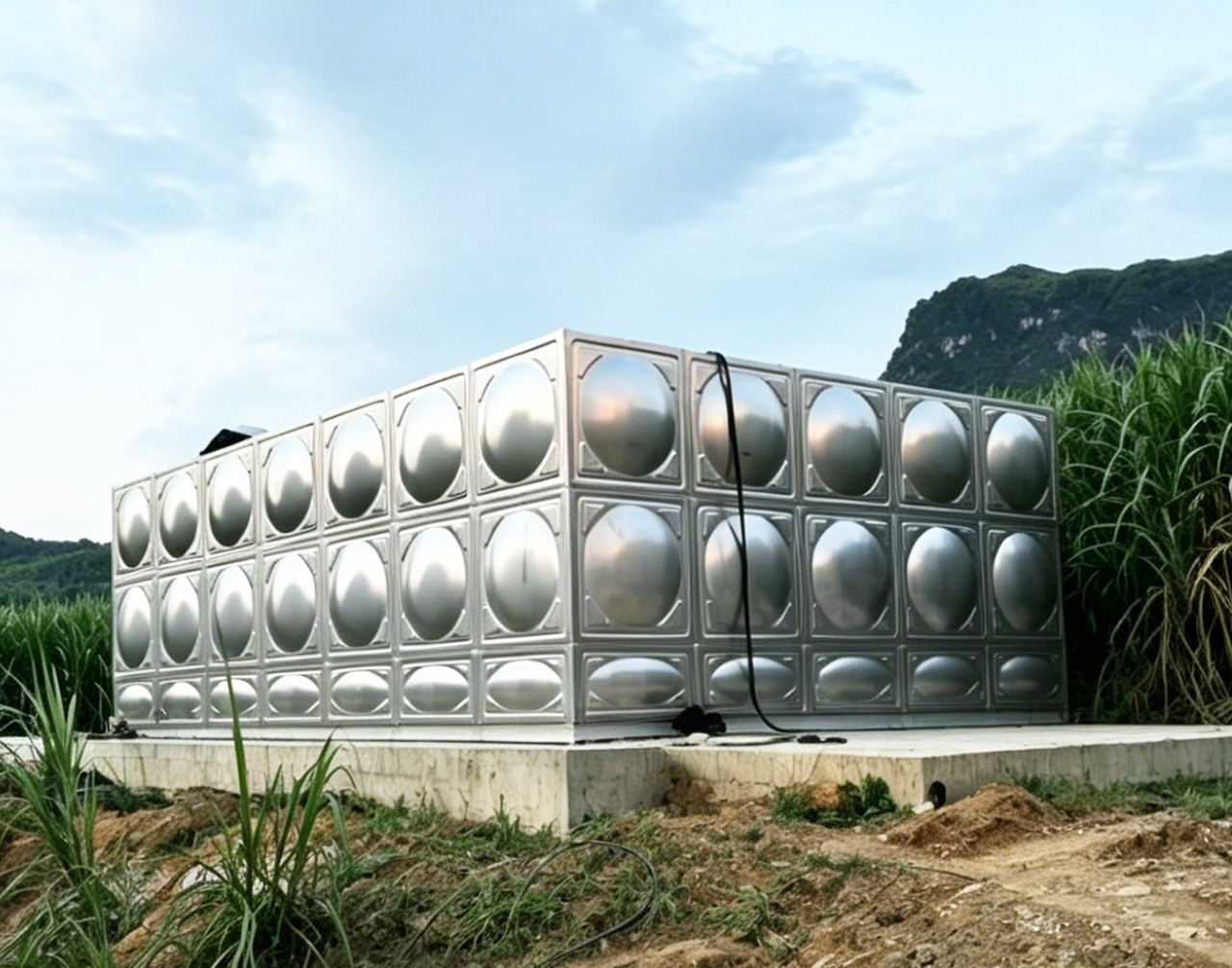 宜州北山镇87.5方形冷水箱
